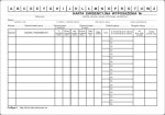 Karta ewidencyjna wyposażenia / A5 kpl-10 szt [Pu/Bgm-1]