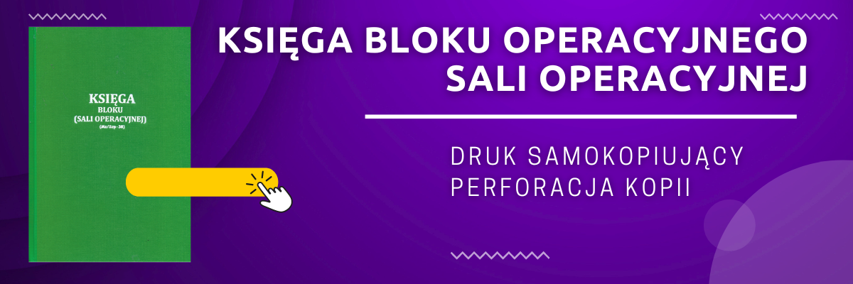 księga bloku operacyjnego - baner
