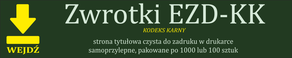 Zwrotki karne do systemu EZD RP